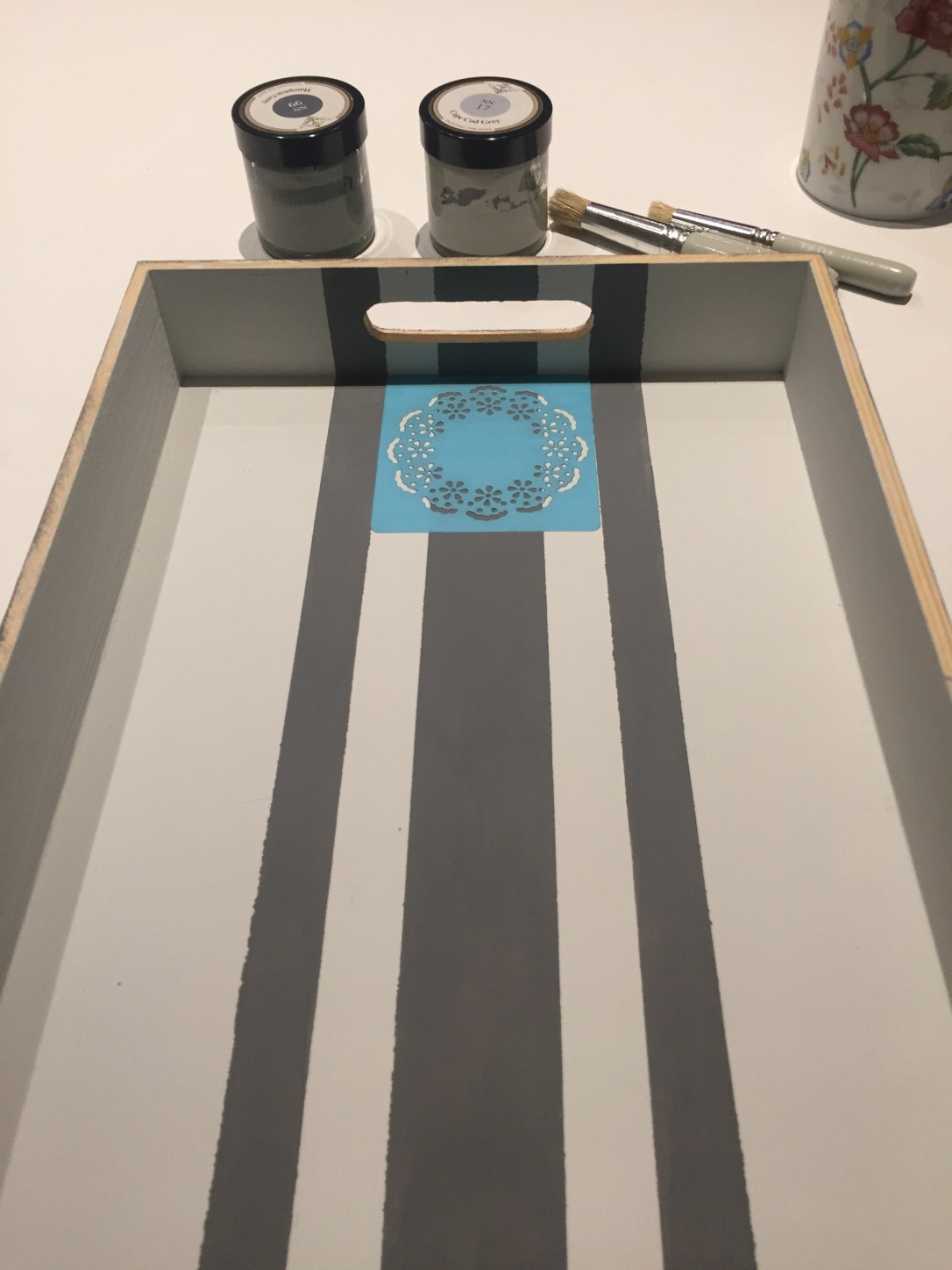 Vassoio Gray Sack Stencil